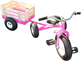 All Terrain Tricycle with Wagon (Pink), #CART-042P