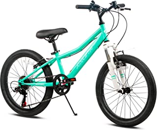AVASTA 20 Kids Mountain Bike for 5-9 Years Old Boys Girls with with Suspension Fork,6 Speeds Drivetrain,Multiple Colors