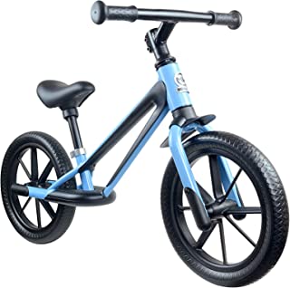Balance Bike, 8 &12 Inch Lightweight Aluminum Toddler Blance Bike Adjustable Baby No Pedal Training Blance Bike 1+ Year Old with EVA Patented Design Explosion-Proof Wheels for Children Birthday Gifts