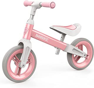 BOBIKE Toddler Balance Bike Toys for 1 to 4 Year Old Girls Boys Adjustable Seat and Handlebar No-Pedal Training Bike Best Gifts for Kids