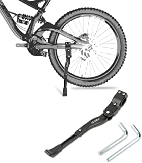 FORTOP Bike Support Bicycle Kickstand, Aluminum Alloy Kick Stand Adjustable for 22 24 26 28 Mountain Bike/Road Bicycle/BMX/MTB/City Commuter Bike/Kids Bike/Sports Bike/Adult Bike/700 Road Bike