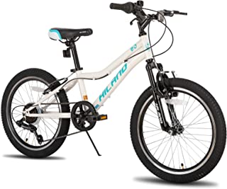 Hiland 20 Inch Kids Mountain Bikes for Boys Girls Ages 4-9 Years,Shimano 7 Speed 5 Colors Kids Bicycles 5 Colors