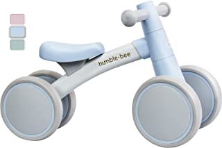 HUMBLE-BEE Baby Balance Bike Toy 10-24 Months Cute Toddler First Bike, Gifts for 1 Year Old Boys(Blue)