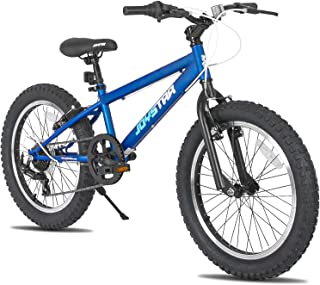 JOYSTAR 20 Inch Mountain Bike for Kids Ages 7-12 Year Old, Fat Tire Kids Bike Featuring 7-Speed Shimano Drivetrain with 20-Inch Wheels, Kids Bicycle for Boys Girls