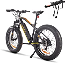 Katharina Shop Adults Electric Bike 750W Motor Fat Tire Electric Mountain Bicycle 48V Lithium Battery 7-Speed Snow Beach E-Bike Dirt Bicycles UL, Black