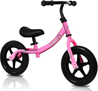 Lightweight Sport Balance Bike for Toddlers and Kids Ages 2 3 4 5 Years Old No Pedal Walking Balance Training Bicycle Adjustable Seat and Handlebar Height