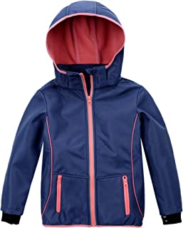 M2C Girls Hooded Fleece Lined Waterproof Windproof Jacket