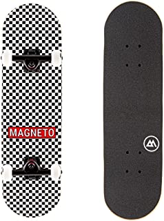Magneto Kids Skateboard | 22+ Inches Long by 6+ Inches Wide | Maple 7 ply Deck | Fully Assembled | School Locker Cruiser Board | Designed for Kids Teens Boys Girls & Adults