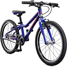 Mongoose Cipher Kids Mountain Bike Blue, 20-Inch or 24-Inch Wheels