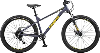 Mongoose Colton Adult Mountain Bike, Hardtail, 7-Speed Drivetrain, 17-Inch Aluminum Frame, 27.5-Inch Wheels, Slate Blue