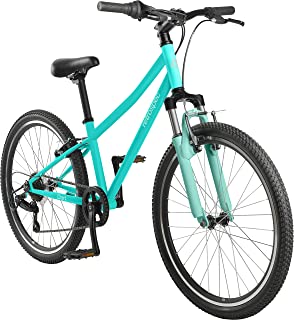 Retrospec Dart 24 Inch Kids Bike - 7 Speed for Ages 8-11 Boys and Girls Bicycle With All Season Shock-Absorbing Tires and Front Suspension