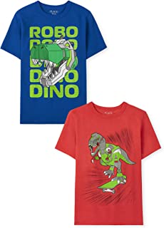 The Childrens Place Boys Short Sleeve Graphic T- Shirt 2-pack