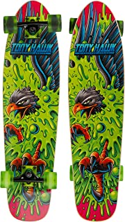 Tony Hawk 31 Complete Cruiser Skateboard, 9-Ply Maple Deck Skateboard for Cruising, Carving, Tricks and Downhill